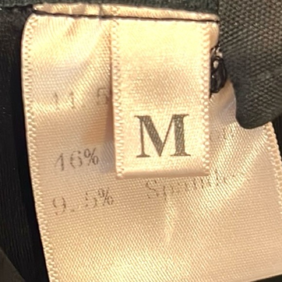 Leggings, Elastic Waist, Spandex/Nylon, Black, Excellent Condition, Size Medium - Picture 6 of 11